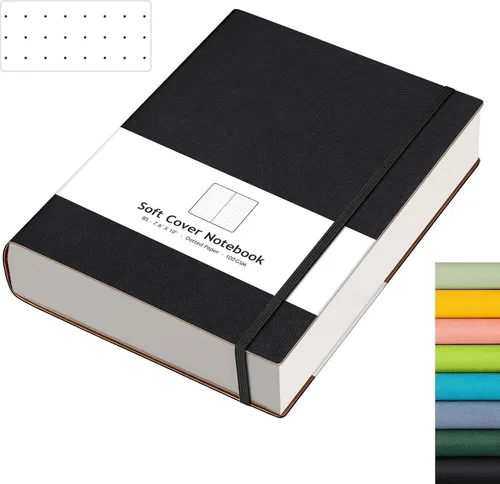 Miniatura 26 de AHGXG Cuaderno de papel cuadriculado - Cuaderno de papel de cuadrícula tamaño A4 grande 8.5''×11'', 320 páginas de diario grueso, papel cuadriculado
