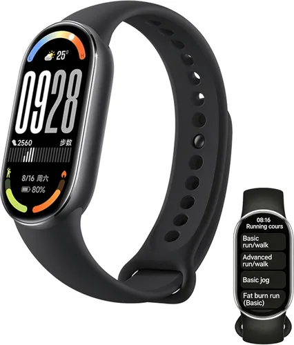 Miniatura 10 de XIAOMI Mi Smart Watch Band 10, 5ATM, impermeable, rastreador de pasos de fitness, reloj inteligente digital deportivo, correa de salud para hombres