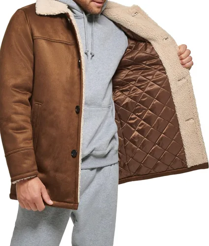 Miniatura 4 de Calvin Klein Chaqueta de piel de oveja sintética para hombre