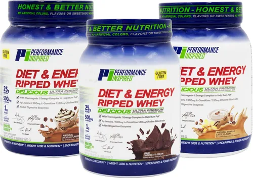 Miniatura 6 de Performance Inspired Nutrición Dieta y Energía Proteína de Suero Rasgado, Sueño de Chocolate Oscuro; Estilo #: RWDKC