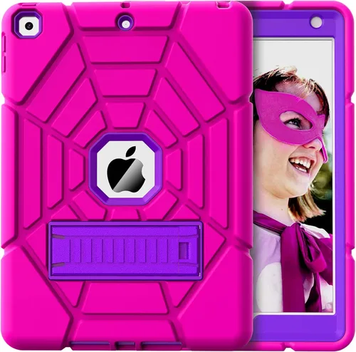 Miniatura 13 de Grifobes - Funda para iPad de 9.ª generación, para iPad de 8.ª/7.ª generación 2021/2020/2019, funda protectora resistente de 10.2" con soporte