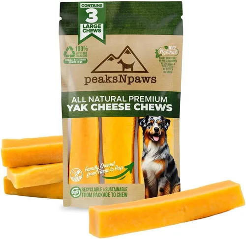 Miniatura 14 de peaksNpaws Yak Cheese - Masticables para perros del Himalaya, con alto contenido de proteínas, golosinas naturales para perros pequeños, sin