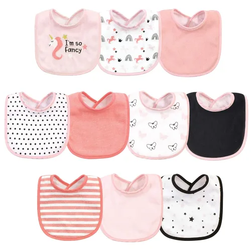 Miniatura 4 de Hudson Baby - Baberos unisex de algodón y poliéster, talla única