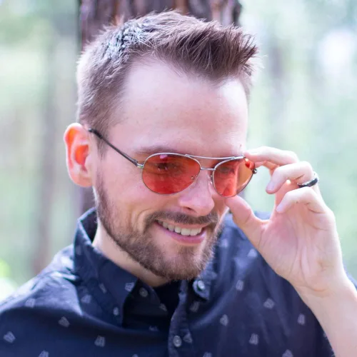 Miniatura 7 de TheraSpecs Gafas Pilot para migraña y sensibilidad a la luz (paquete)