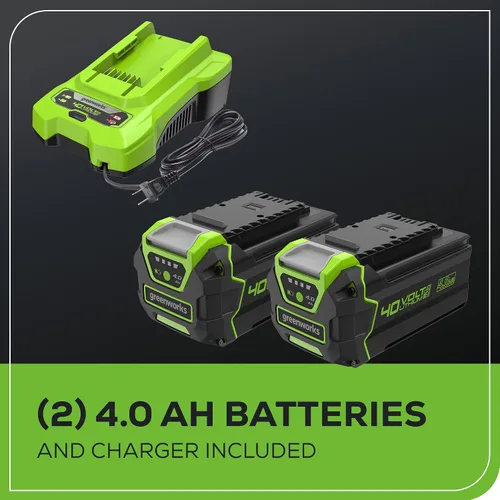 Miniatura 9 de Greenworks Cortacésped inalámbrico sin escobillas de 40 V 21 pulgadas (ritmo inteligente / autopropulsado) (más de 75 herramientas compatibles), (2)