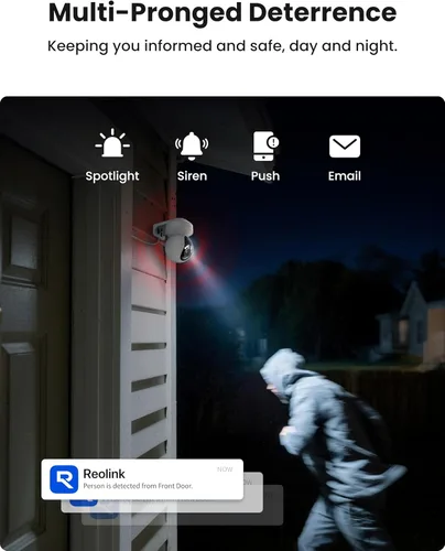 Miniatura 6 de Cámara de seguridad REOLINK 4K para exteriores con WiFi y enchufe, cámara PTZ para seguridad del hogar, nueva tecnología Wi-Fi 6, seguimiento