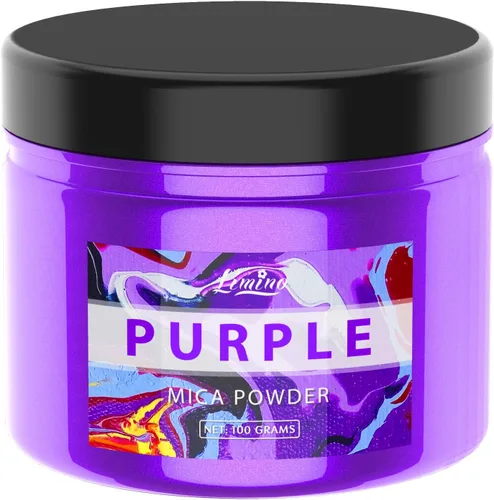 Miniatura 10 de Polvo de mica puro – Pigmento de color de resina epoxi perla de 3.5 onzas – Pigmento colorante de grado cosmético – Tinte de jabón natural para kit