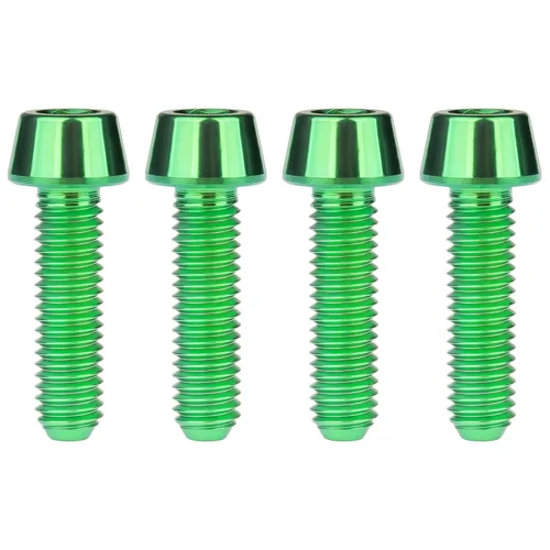 Miniatura 88 de Titanio Ti M6 x 10 16 18 20 25 30 35 40 45 50 55 60 2.559 in Allen - Tornillos hexagonales de 2.559 in, tornillos cónicos, paquete de 4