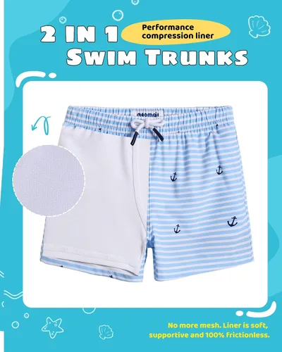 Miniatura 211 de maamgic Traje de baño para niños con forro de compresión elástico para niño