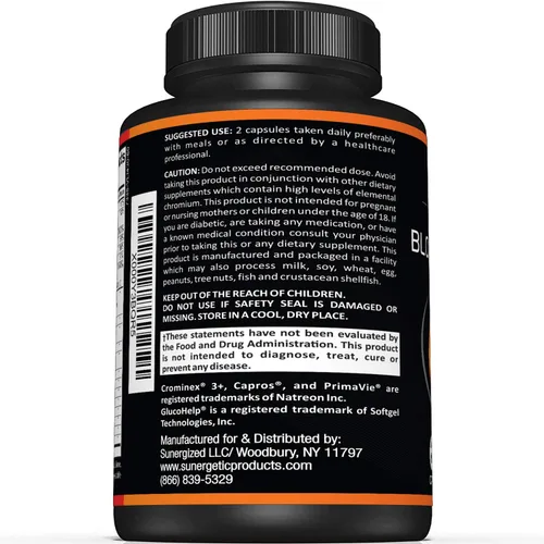 Miniatura 3 de Mejor suplemento de azúcar en la sangre, ayuda a mantener niveles sanos de glucosa y azúcar en la sangre, incluye extracto de melón amargo, vanadio
