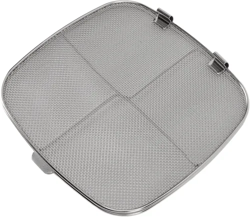 Miniatura 9 de Salpicaduras de freidora, doble, pantallas de salpicadura de doble cubierta de freidora de acero inoxidable 304 protector de salpicaduras de grasa