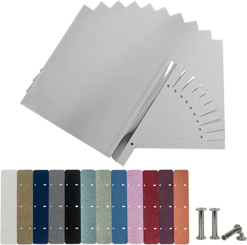 Miniatura 21 de Álbum de fotos autoadhesivas para fotos de 4 x 6, 5 x 7, 8 x 10 pulgadas, álbumes de fotos magnéticos con páginas adhesivas, libros con un bolígrafo