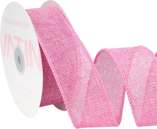 Miniatura 13 de VATIN Cinta de Arpillera con Alambre Azul Bebé de 1-1/2 pulgadas X 10 Yardas, Cinta de Tela para Manualidades para Decoraciones de Fiestas, Lazo