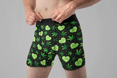 Miniatura 3 de Calzoncillos tipo bóxer para hombre con lápiz labial Kisses All Over