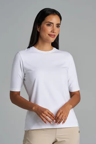Miniatura 7 de Coolibar Camiseta de manga corta Morada Everyday UPF 50+ para mujer, protección solar