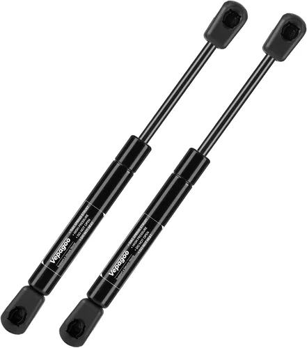Vepagoo Amortiguador de gas de 11 pulgadas, 35 libras/156N para tapa de caja de herramientas de camión, caja de herramientas Weatherguard, soporte