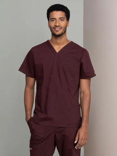Miniatura 6 de Cherokee Scrubs for Men V-Neck Top, Workwear Professionals Soft Stretch WW675