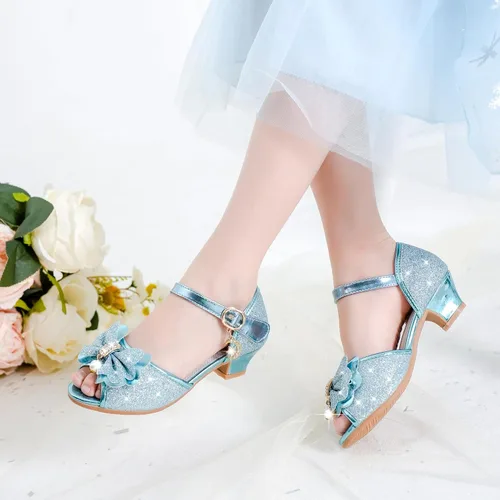 Miniatura 2 de Osinnme - Sandalias de boda para niña pequeña y grande