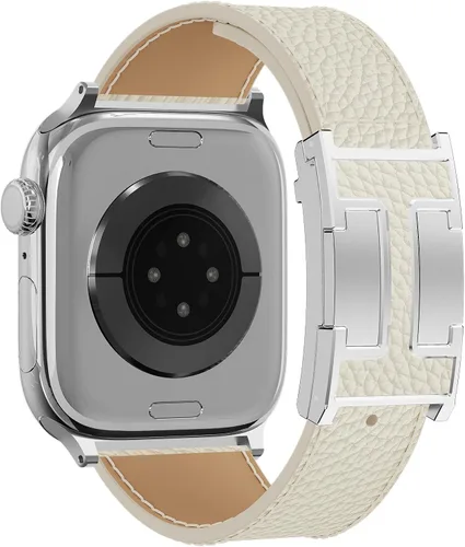 Miniatura 20 de Correa de reloj magnética de cuero compatible con Apple Watch Ultra 49 mm, 46 mm, 45 mm, 44 mm, 42 mm, 41 mm, 40 mm, 38 mm, correa de repuesto