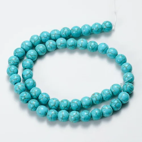 Miniatura 26 de 6mm Cuentas Redondas de Granate para Hacer Joyería DIY, Poder Curativo de Cristal, Piedras Preciosas Sueltas para Hacer Pulseras y Collares, Hilo