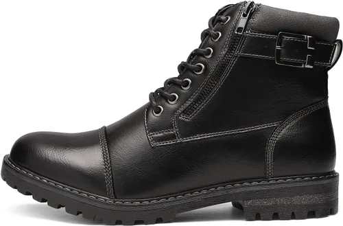 Miniatura 3 de Bruno Marc - Botas para hombre de combate estilo Oxford para motocicleta