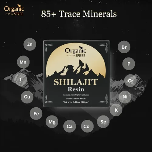 Miniatura 2 de ORGANIC SPREE Resina Shilajit de 0.70 onzas (0.70 onzas) de resina con más de 85 oligominerales, 75% más de ácido fúlvico, apoya la energía