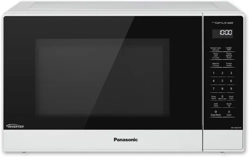 Panasonic Horno de microondas con tecnología Inverter, 1200W, 1.2 pies cúbicos. Pequeño horno microondas con sensor Genius de un toque, botón de