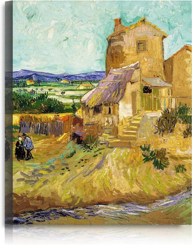 Miniatura 260 de A&T ARTWORK Noche estrellada sobre el Ródano de Vincent Van Gogh. Tamaño del marco: 36 x 30 pulgadas, tamaño de la imagen: 30 x 24 pulgadas