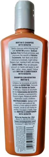 Miniatura 3 de Mirta de Perales Champú de queratina, 16 oz (paquete de 3)