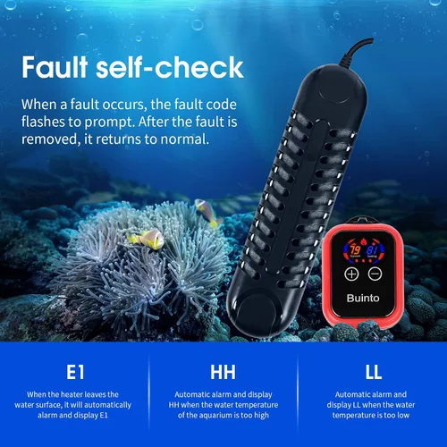 Miniatura 4 de Calentador de pecera. Calentador de acuario. Calentador de estanque pequeño. Calefacción de doble tubo de 800 W. 1200 W, ahorro de energía y ahorro