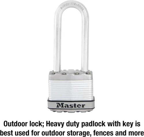 Miniatura 2 de Master Lock M1XDLJ Magnum - Candado resistente con llave, 1 paquete