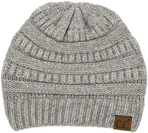 Miniatura 220 de C.C Trendy Warm Chunky Soft Stretch Cable Knit Beanie