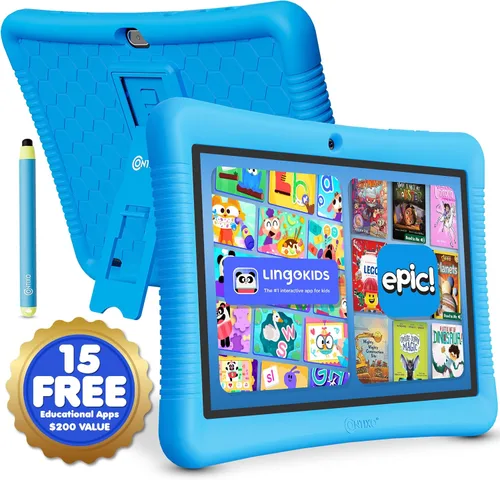 Miniatura 2 de Contixo K102 Paquete de tabletas para niños de 10 pulgadas, tableta de aprendizaje HD y bolsa de manga para niños de 3 a 7 años, incluye libros