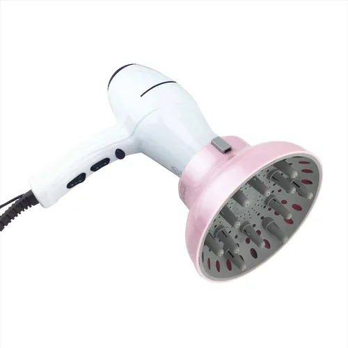 Miniatura 4 de Hairizone Difusor universal de cabello adaptable para secadores de pelo con D-1.7 pulgadas a 2.6 pulgadas para cabello rizado u ondulado, rosa