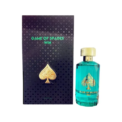 Jo Milano Game of Spades Win Parfum Spray | 3.4 oz (3.4 fl oz) | Fresco, floral, almizcle, dulce, ámbar, aroma a vainilla, fragancia de larga