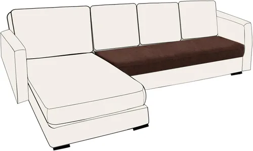 Miniatura 32 de UNBBRRL Fundas de cojín de asiento para sofá, elásticas, funda de cojín individual para sofá, fundas de cojín para sofá, fundas de héroe protegen