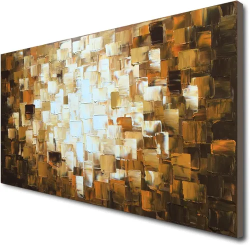 Miniatura 2 de Pinturas al óleo abstractas texturizadas sobre lienzo Decoración moderna del arte para la pared