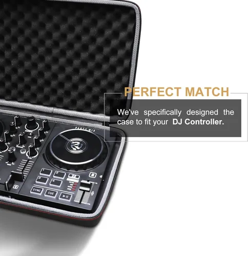 Miniatura 2 de Funda LTGEM para mezclador de DJ Numark Party Mix II o Hercules DJControl Mix Ultra, Negro (Solo la funda)