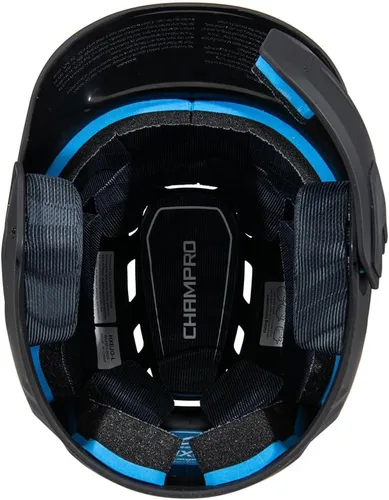 Miniatura 6 de Champro HXE - Casco de bateo de béisbol mate con protector de mandíbula