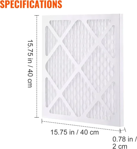 Miniatura 4 de VEVOR Filtro de aire HEPA, repuesto de filtro de aire de 16 x 19 pulgadas, filtros de etapa 3 de alta eficiencia compatibles con BlueDri y VEVOR
