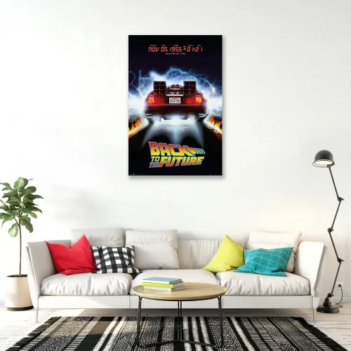 Miniatura 3 de STOP ONLINE - Póster de la película de Regreso al Futuro - DeLorean, Destino 05 de noviembre de 1955 (24 x 36 pulgadas), juego de póster y tira