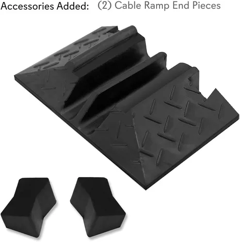 Miniatura 7 de Pyle Tapa de extremo de rampa de cable – pieza de acabado para rampa protectora de cable Pyle PCBLCO103 – Pyle PCBL103ENDCP02