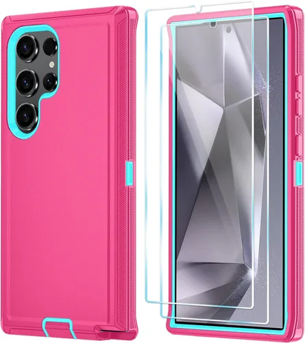 Miniatura 21 de ONOLA Funda compatible con Samsung Galaxy S24 Ultra con protector de pantalla HD, resistente a los golpes y a las caídas, funda de 3 capas