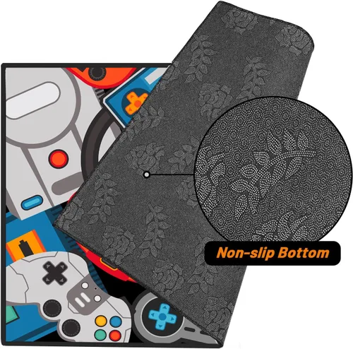 Miniatura 3 de Alfombra de área de juegos, alfombra de juegos 3D, tapete controlador de gamepad para niños y niñas, dormitorio, sala de juegos, alfombras Azul