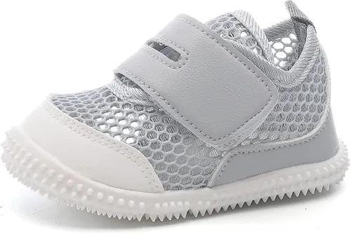 peggy piggy Zapatos de bebé para caminar de bebé para niños y niñas, antideslizantes, zapatos de malla transpirable con dibujos animados, 6, 9, 12,