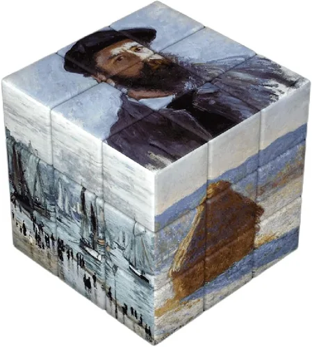 Miniatura 6 de World Famous Paintings Magic Cube, Art Magic Square, Creative Puzzle Cube (pintura tradicional china)