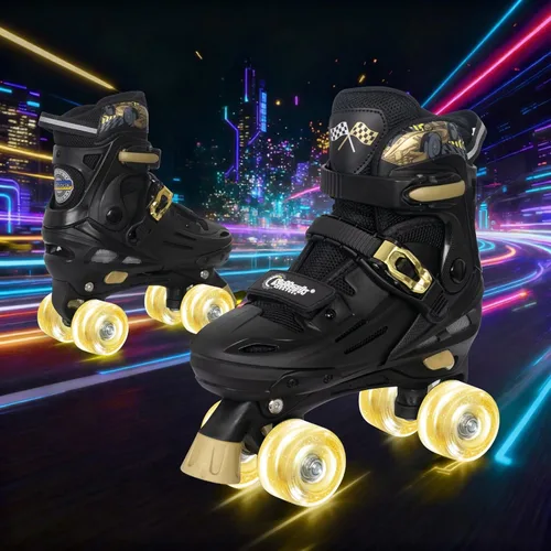 Miniatura 6 de Nattork - Patines ajustables para niños, chicos y chicas adolescentes de 4 a 16 años - Idea de regalo genial con diseño de auto de carreras