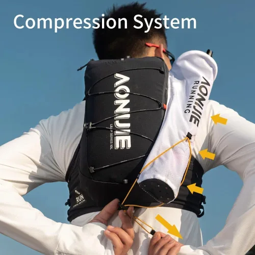Miniatura 3 de Bolsa de almacenamiento para bastones de senderismo, impermeable y ligera, no se deforma fácilmente, adecuada para correr, chaleco de hidratación