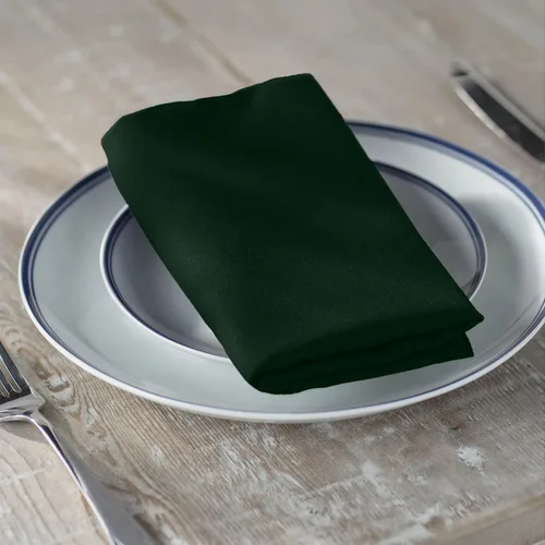 Miniatura 75 de LA Linen Paquete de 10 servilletas de popelina de poli, servilletas de tela suave, servilletas lavables y reutilizables, servilletas de mesa