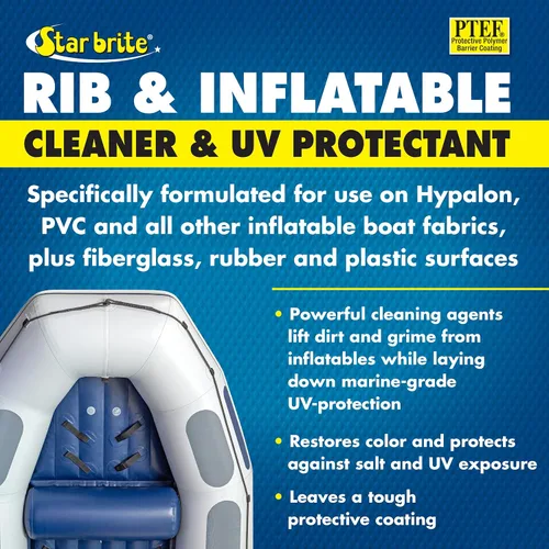 Miniatura 4 de STAR BRITE Limpiador de barcos inflable y protector UV, elimina la suciedad, la mugre y restaura el color mientras protege contra depósitos de sal